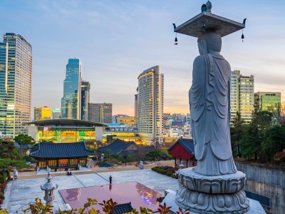 Bongeunsa Temple In Seoul, South Korea